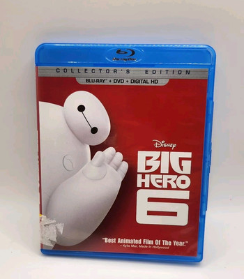 Big Hero 6 Blu-ray DVD HD Disney Collector's Edition