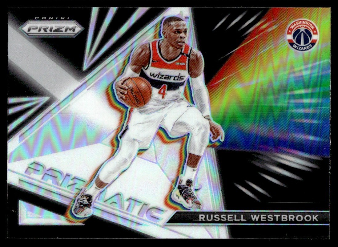 2021-22 Panini Prizm Prizmatic Silver Russell Westbrook Los Angeles Lakers #23