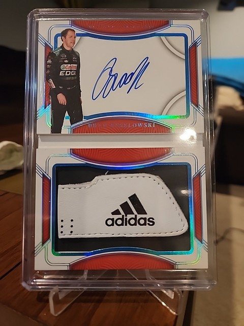 Brad Keselowski 2023 National Treasures Race Used Shoe Booklet On Card Auto 1/1