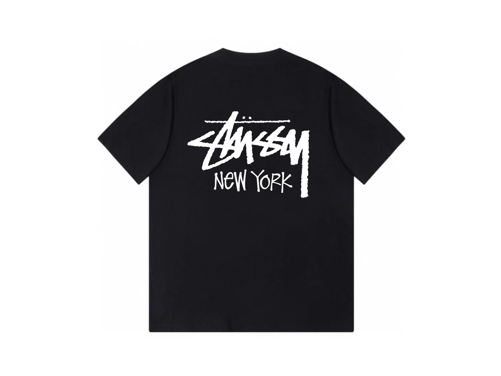 Stussy tee city NEW YORK Black / white / blue t shirt