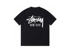 Stussy tee city NEW YORK Black / white / blue t shirt