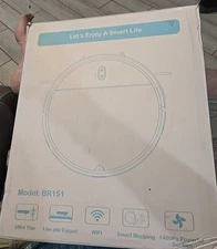 BR151 Robotic Vacuum Cleaner / Mop - Black