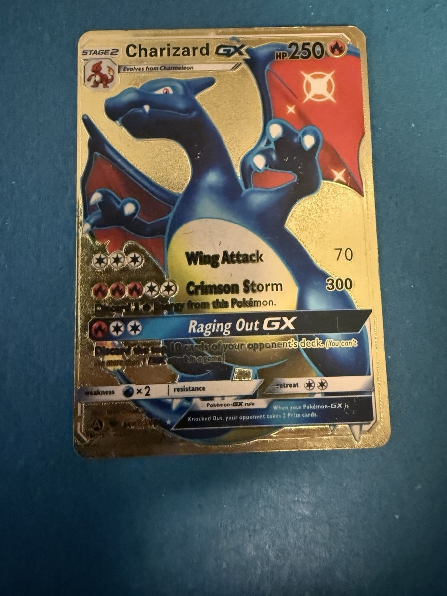 Pokémon Charizard GX SV49/SV94 Hidden Fates Shiny Vault Shiny Holo