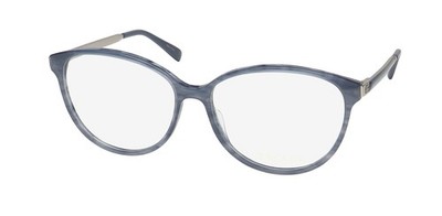 NEW ESCADA VESB27 EYEGLASSES PLASTIC OVERSIZED 55-14-135 BLUE WOMENS FULL-RIM
