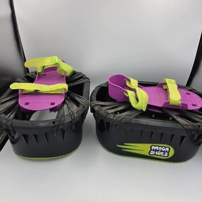 Moon Shoes Bounce Anti-Gravity Strap  Vintage 1989 Nickelodeon With New Bands 