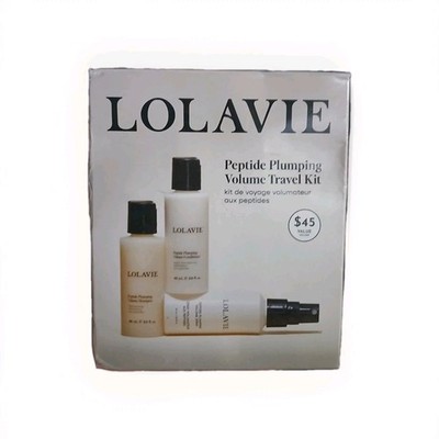 LOLAVIE PEPTIDE PLUMPING VOLUME TRAVEL KIT BOXED
