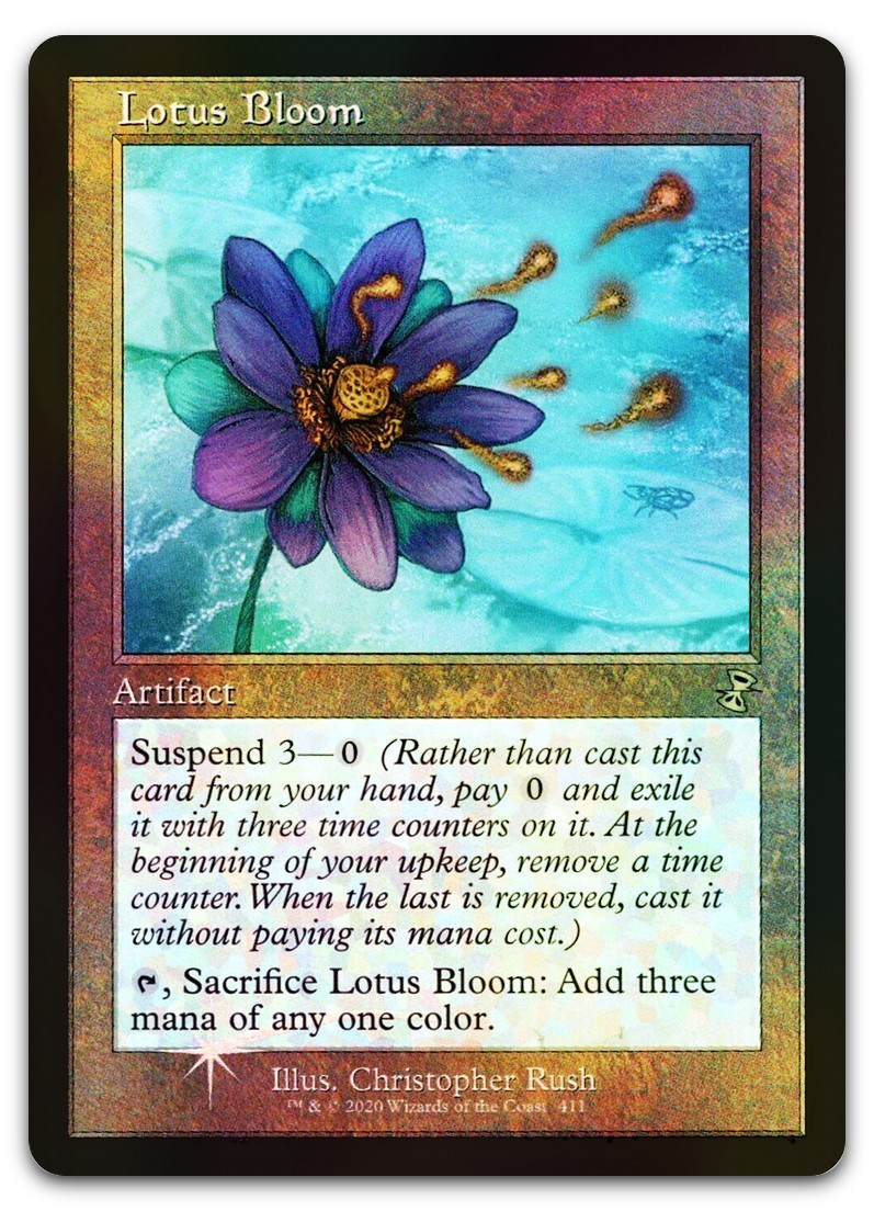 Lotus Bloom #411 (Foil) (NM) Launch Party & Release Event Promos LARP Magic MTG