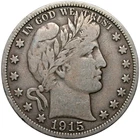 1915 S Barber Half Dollar