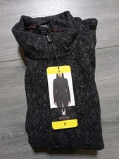 Spyder Active Quarter Zip Pullover Adult Womens Small Heather Black Fleece