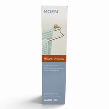 Moen MY2722BN Hilliard 24 in Double Towel Bar Brushed Nickel Bathroom