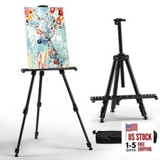 Art Easel for Painting and Display   Adjustable Floor 66 Inch 66B 1-Pack