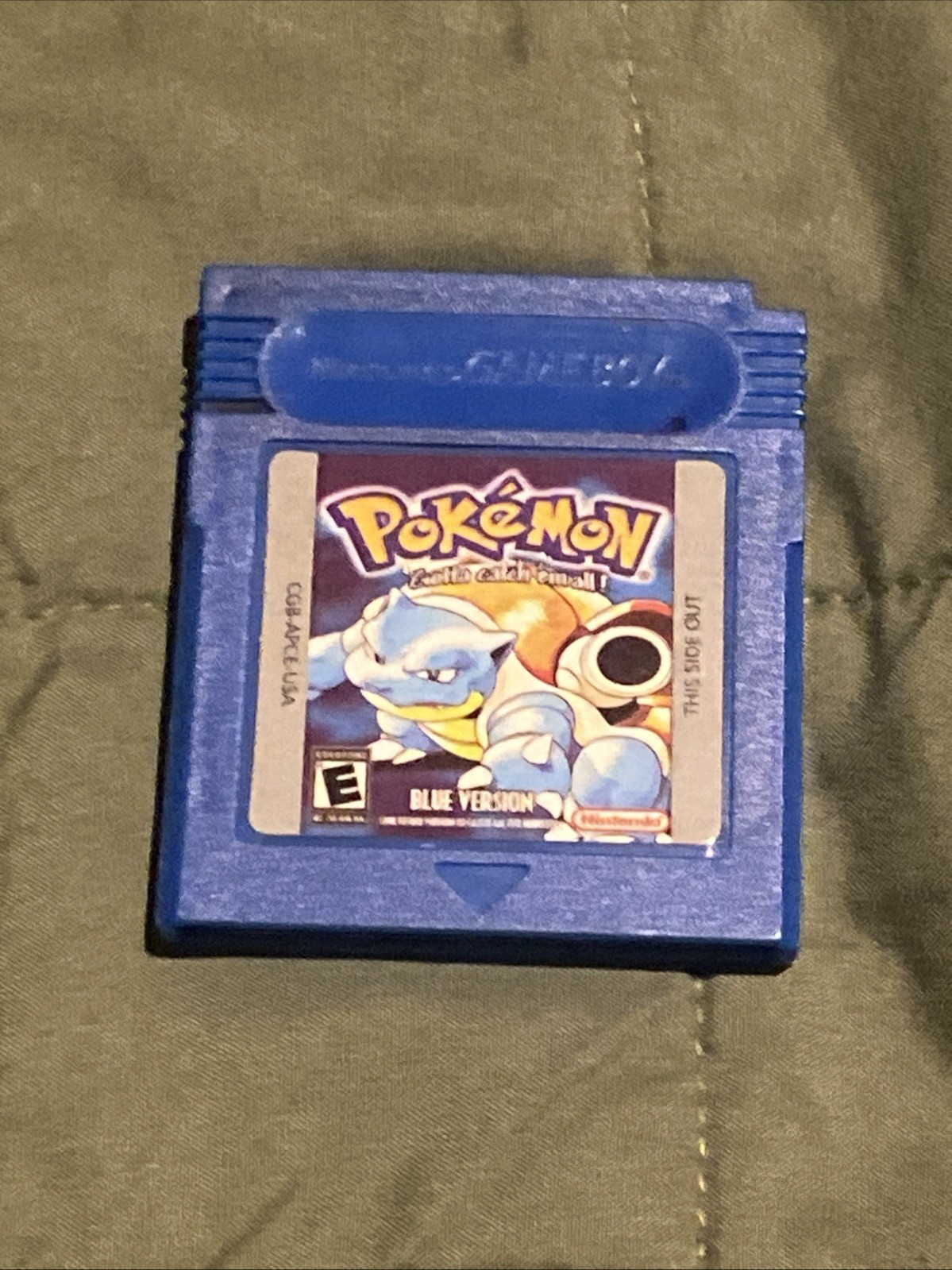 Pokemon Blue Nintendo Gameboy Authentic Cartridge tested and works perfectly 