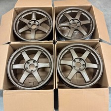 New 18x8.5 Et42 Te37 Style Vista Racing Wheels Rims 5x112 Mercedes Audi Vw Bmw