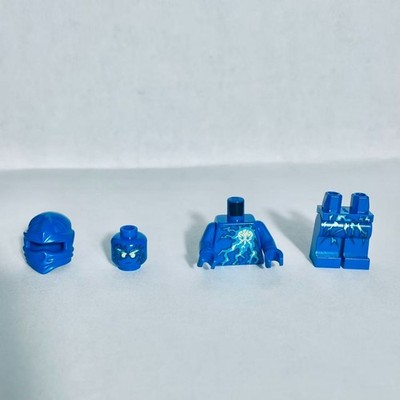 Lego Ninjago NRG Jay Minifigure Unprinted Headgear Blue Lightning Ninja 9570