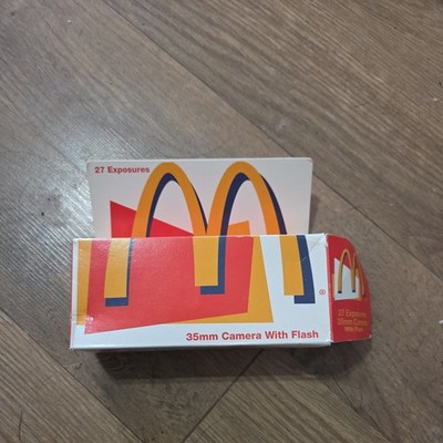 Vintage McDonald s 35mm Camera With Flash Collectible Disposable 27 Exposures