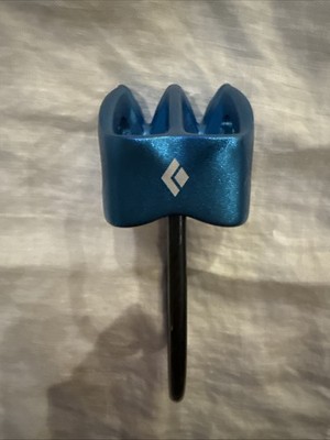 Black Diamond ATC Belay Device Blue Black Loop Climbing Gear