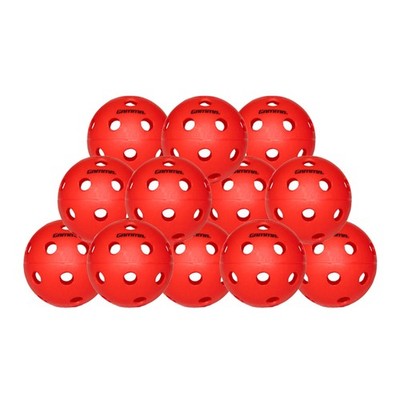 Gamma Pickleball Photon Indoor Ball, rot 12er-Pack