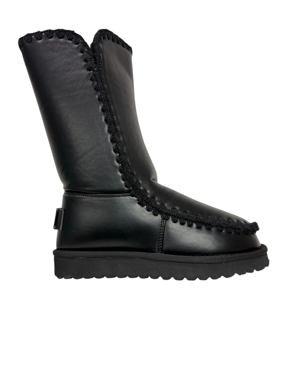 Stivali Da Donna Invernali In Pelle Laccata Con Plateau: Caldi, Comodi E Alla Moda