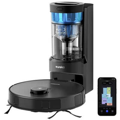 #ad Eureka Self Emptying Robot Vacuum HEPA Filter Smart Navigation amp; Voice Control $199.95