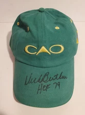 CAO BRAZILIA CIGAR BASEBALL HAT SIGNED DICK BUTKUS HOF 79 AUTOGRAPH NFL FOOTBALL