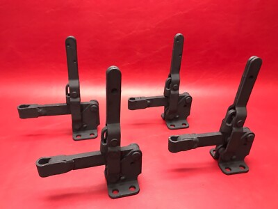 Lot of 4 - DE-STA-CO 207-S Vertical Handle Hold Down Toggle Clamps Welding Jig