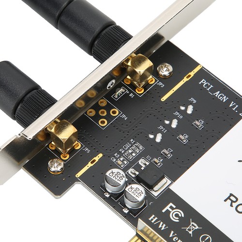 Pci Desktop Adapter 300Mbps 802.11B G N Wireless Wifi Network Card 2 Anten Set - Afbeelding 17 van 17