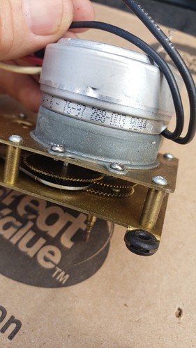 Synchronous Electric Clock Motor Movement 115V 60Hz Simplex 638-391 9430 L16 - Picture 8 of 8