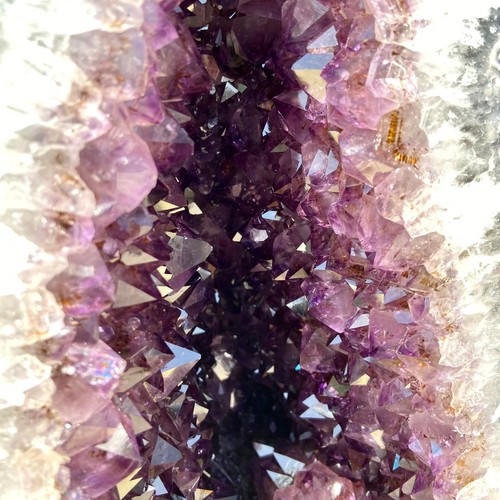 31.8LB Natural Amethyst Geode Quartz Crystal Cluster Cathedral Energy healing - Picture 17 of 19
