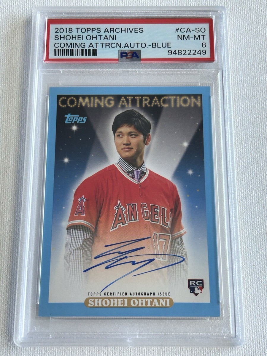 その他 2018 Topps Shohei Ohtani RC Blue PSA 2018 Topps Opening Day Shohei Ohtani RC Rookie Card #200