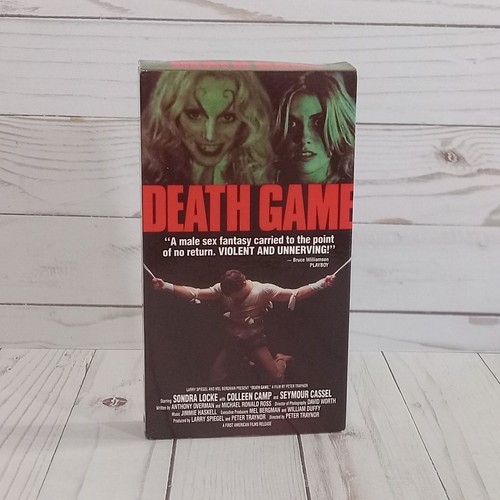 Death Game VHS 1977 Horror / Thriller Sondra Locke Colleen Camp Rare Cult Movie - Picture 22 of 22
