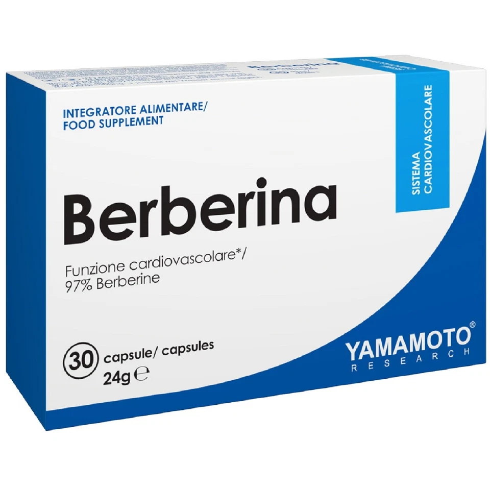YAMAMOTO RESEARCH BERBERINA 30 CAPSULE Funzionalità Cardiovascolare Berberine