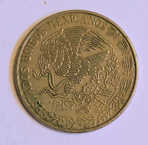 1981 UN PESO Mexican MEXICO 1 PESO Circulated Coin José María Morelos - Picture 2 of 2