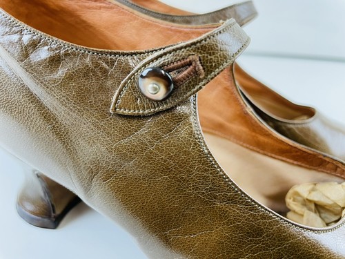 Antique Victorian Edwardian Ladies Shoes French Heel Carol With Original Box. - Picture 9 of 15