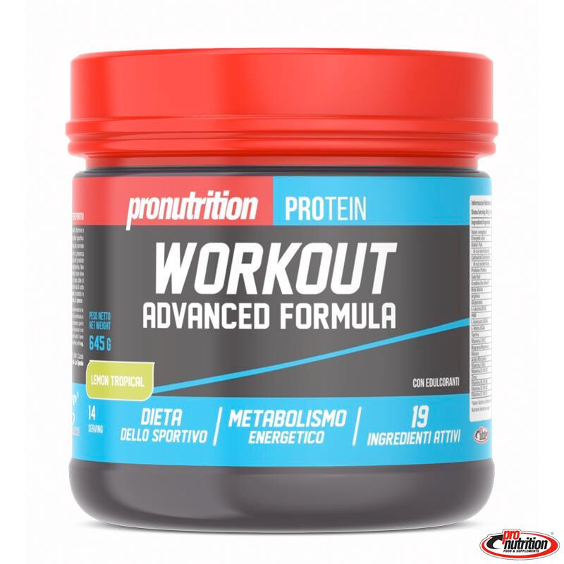 PRONUTRITION WORKOUT 645g - Integratore Completo Intra-Post Workout