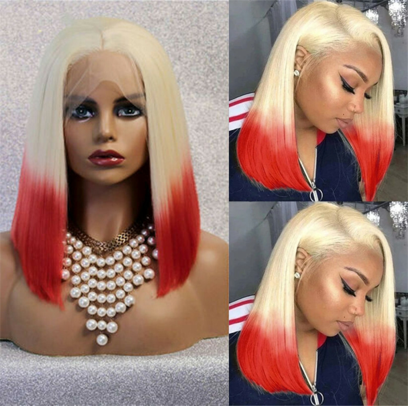 Short Blonde Wig Miccostumes Women's Cosplay Wig Princess Golden