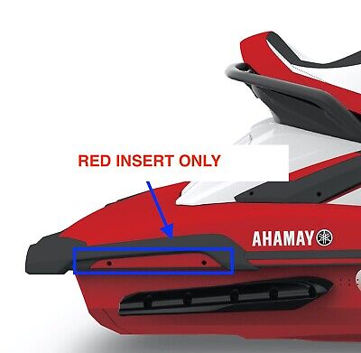 Yamaha OEM FX-SVHO RIGHT Rear Corner Bumper RED Insert Only Yamaha OEM FX-SVHO RIGHT Rear Corner Bumper RED Insert Only