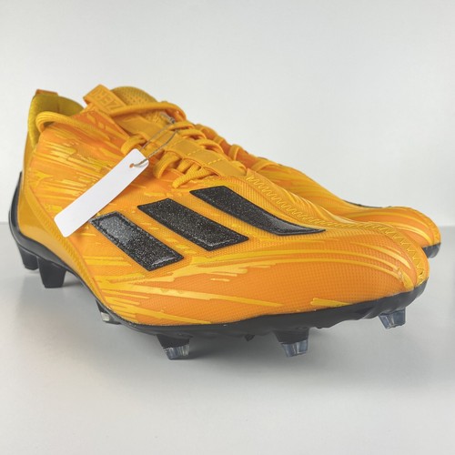 adidas Adizero 2022 Football Cleats Yellow/Black HP6598 Mens Sz 13 Collegiate - Picture 4 of 12