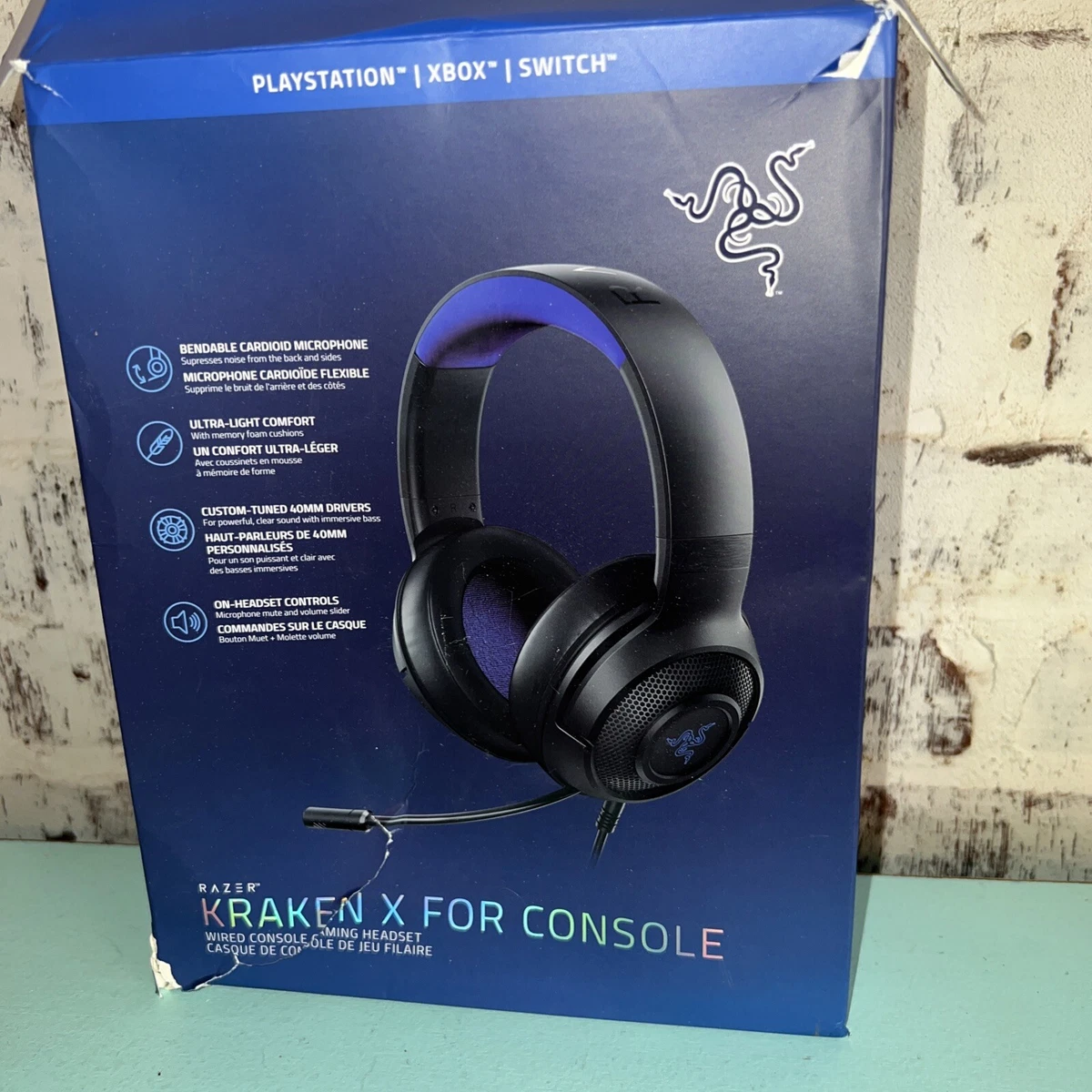 Audífonos Gamer Razer Kraken X For Console - Black