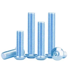 M3 Zinc Plated 10.9 Grade Alloy Steel Allen Round Pan Head Screws Inner Hex Bolt