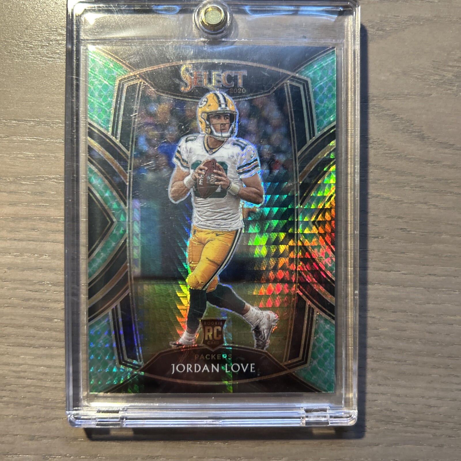 2020 Select Jordan Love Club Level Dragon Scale Prizm Rookie RC #02/67