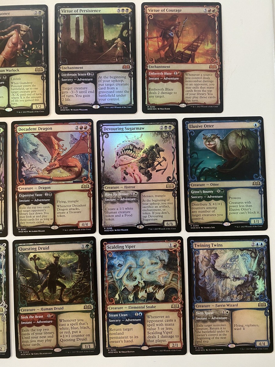 MTG Complete Set *Foil* Showcase (20/20) Wilds Of Eldraine NM/MT