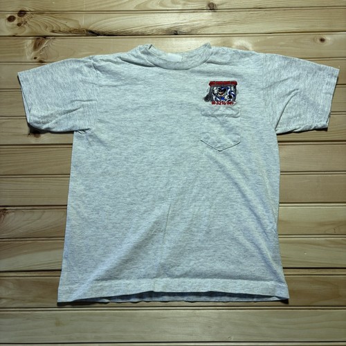 Vintage 90s Walt Disney Pete In Jail Embroidered Shirt Youth Size M/L