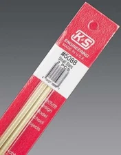 K-S Small Brass Star Tube - Hobby and Craft Metal Tube - #5088