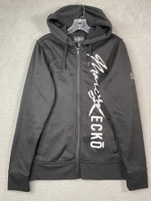 Marc Ecko Hoodie Mens Small Black Fleece Full Zip Streetwear Hip Hop Y2K