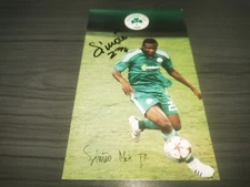 Simão Mate Junior hand signed Panathinaikos F.C. Club autograph card
