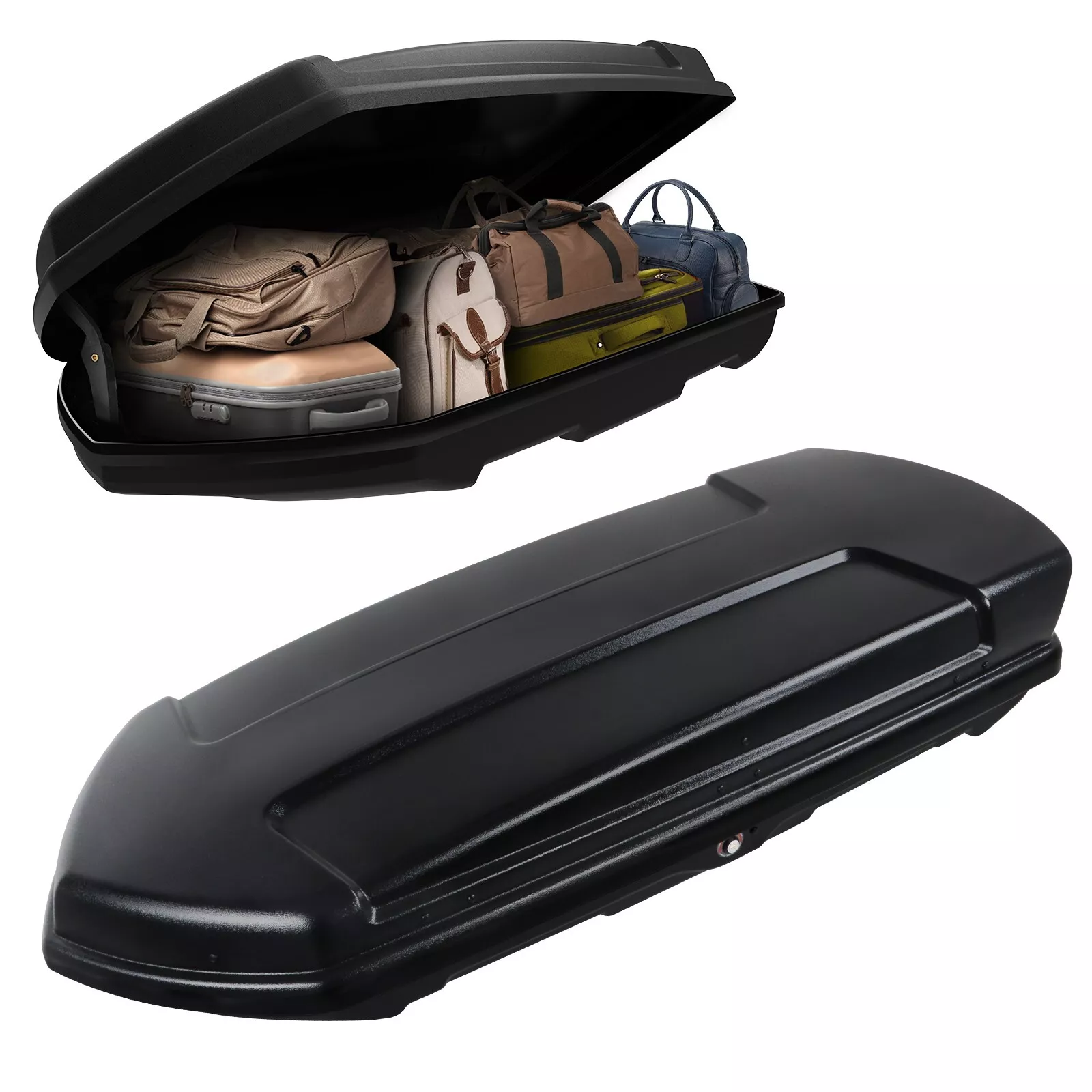 Rooftop Cargo Box AUSUM MOTOR 14 Cu. Ft. Car Top Cargo Rooftop Cargo Box AUSUM MOTOR 14 Cu. Ft. Car Top Cargo