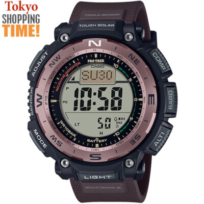 Casio Pro Trek Climber Line PRW-3400Y-5JF Solar Radio Compass Digital Men Watch 