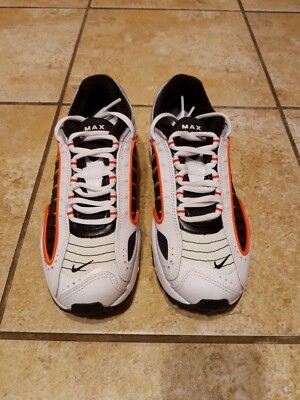 GS Size 5 Nike Air Max Tailwind IV Women Running Shoes White Black Red