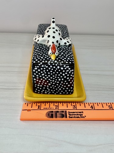 SELTENE Abteilung 56 McNutts POLKA PUNKT HÜHNCHEN Butterschale 1988 HTF - Bild 18 von 21