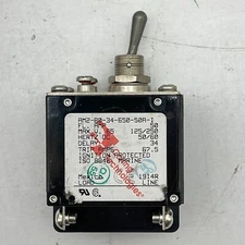 Carling Technologies Circuit Breaker AM2-B0-34-650-50A-I Hydraulic Magnetic 50A